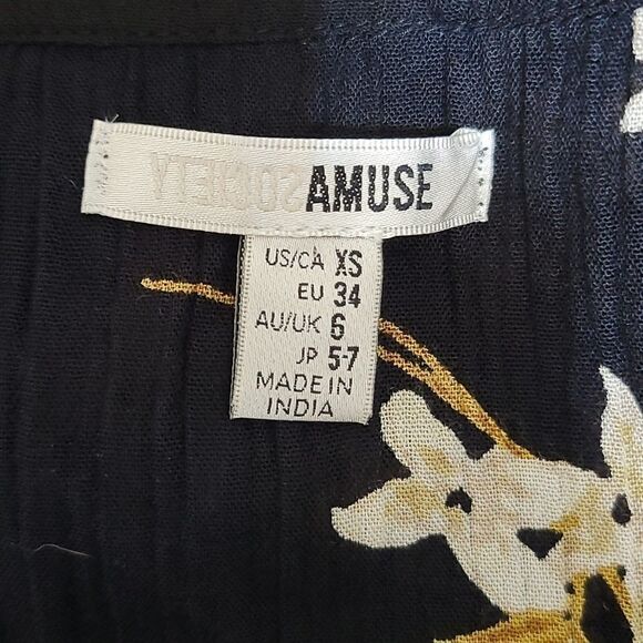 AMUSE SOCIETY Ruffled Floral Maxi Dress XS/6 - Picture 8 of 8